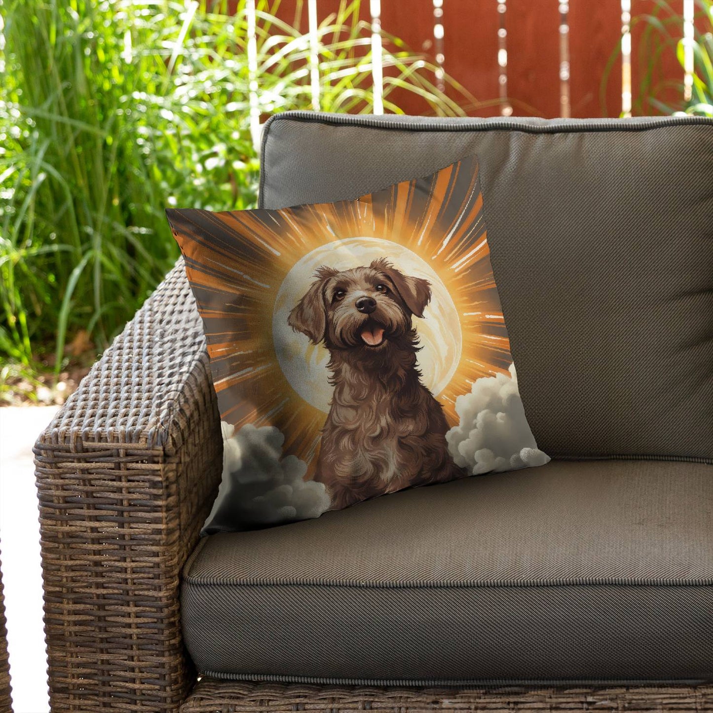 Pupper - Throw pillow - Print on demand