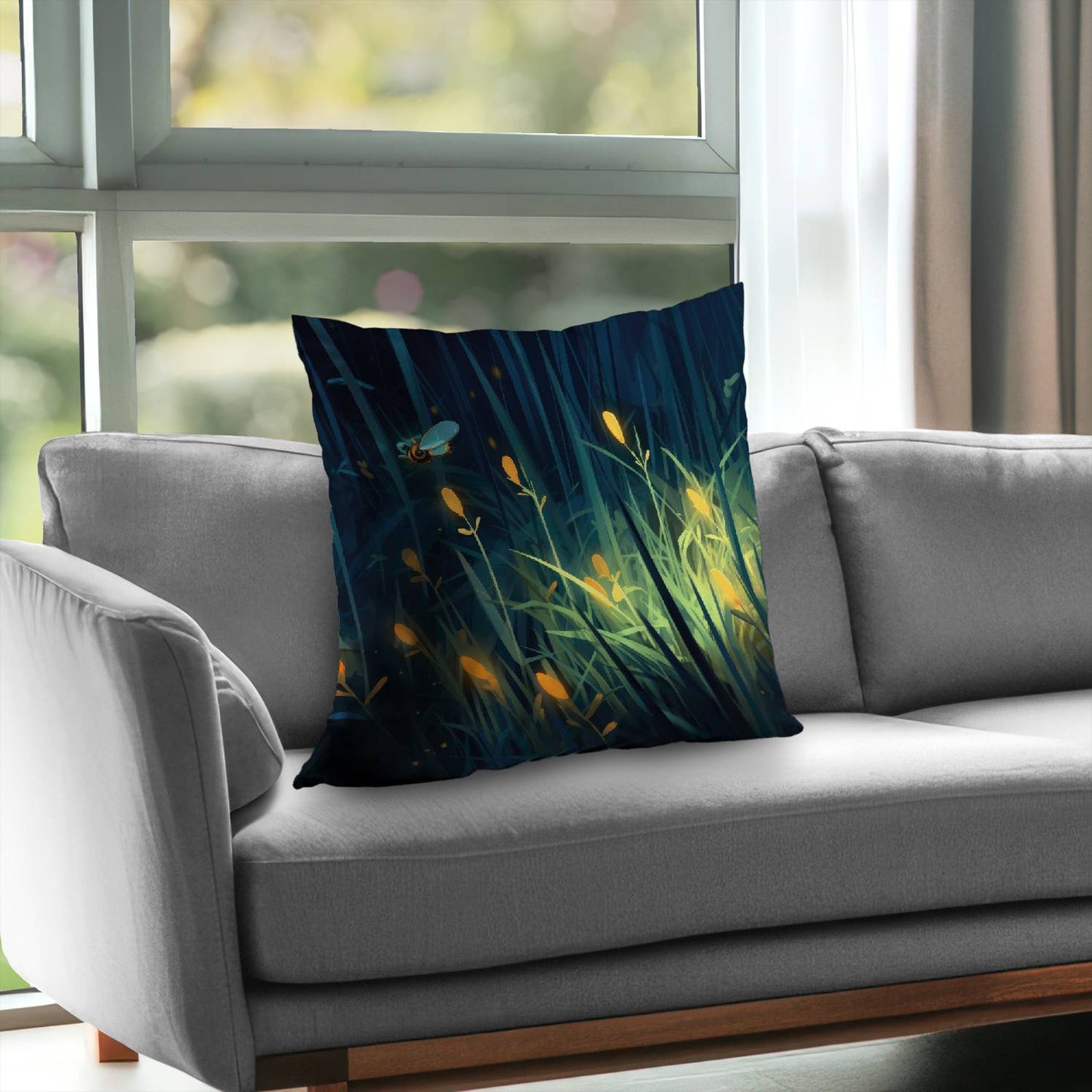 Glow trap - Throw pillow - Print on demand