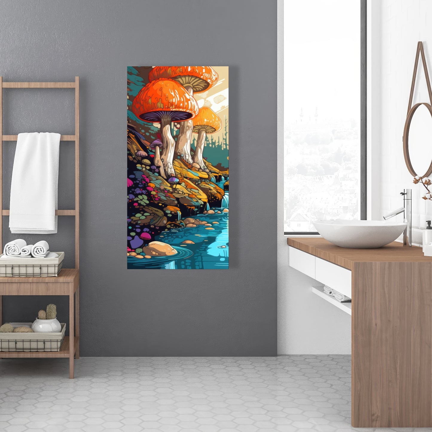 Wisdom Inbound - Red Canvas Art for Stylish Home Decor