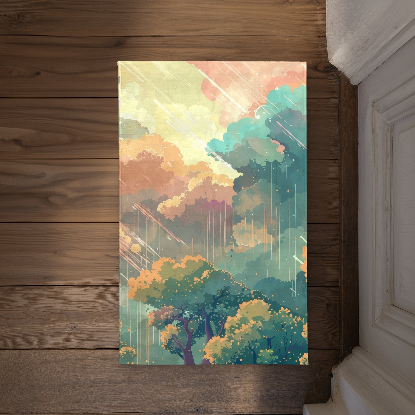 Crystal Winds Beige Indoor Outdoor Door Mat | Home Decor