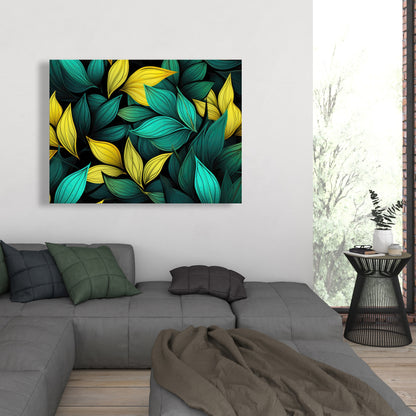 Potent Aroma - Yellow Canvas Art for Home Decor and Style