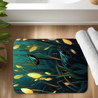 Appealing Orange Bath Mat | Stylish Home Decor Essential