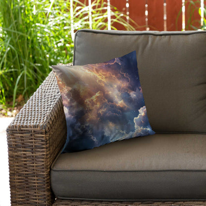 Piercing Light Poly Twill Throw Pillow - Home Decor Accent