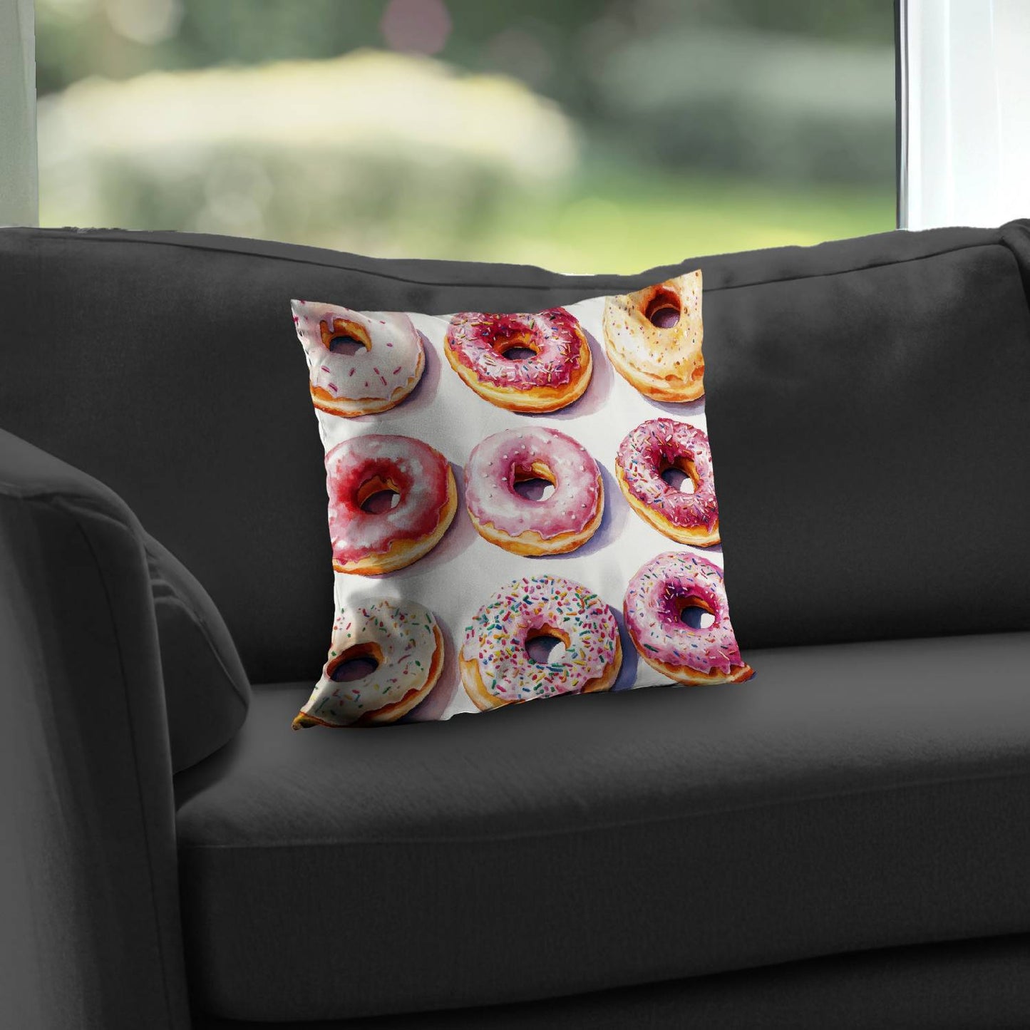 Yummy Poly Twill Throw Pillow - Stylish Home Decor Accent