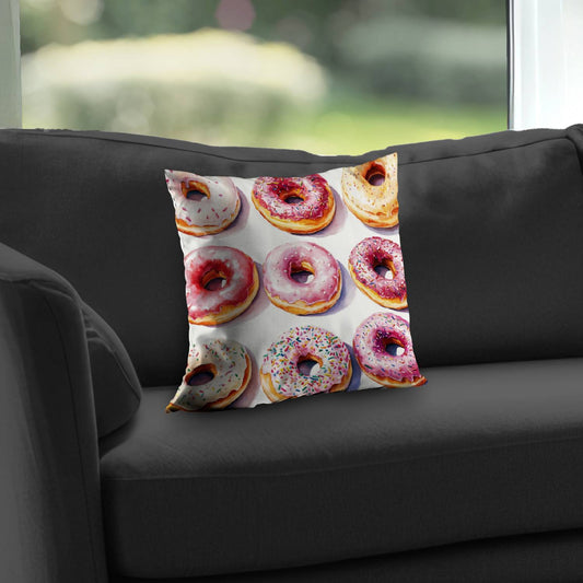 Yummy Poly Twill Throw Pillow - Stylish Home Decor Accent