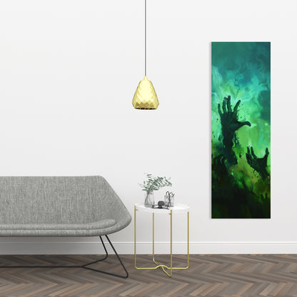 Hands of despair - 32"x32" Canvas