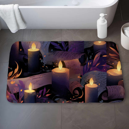 Tapis de bain Chuchotis à la chandelle | Décoration intérieure douillette