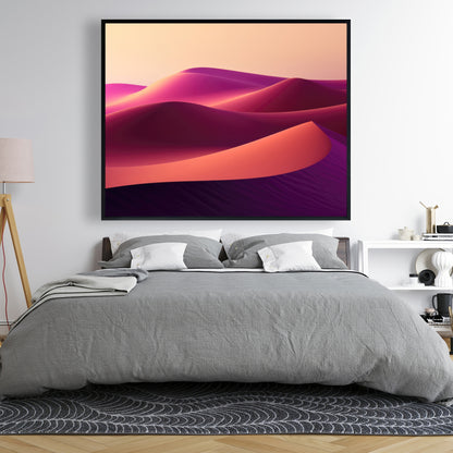 Deep dunes - 36"x36" Framed canvas