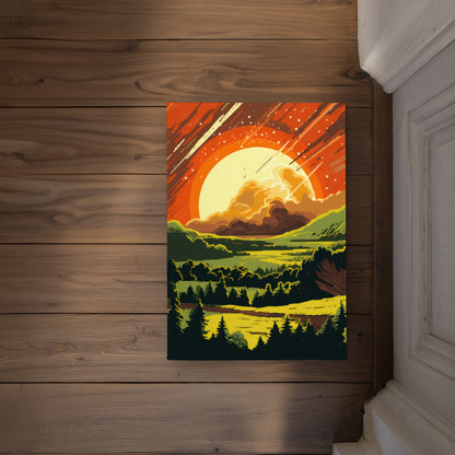 Last Days Green Indoor Outdoor Door Mat | Decor Essential