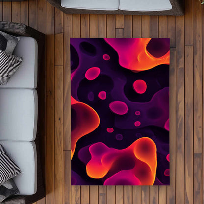 Tapis d'extérieur Luminous Flow Veins | Accessoire de décoration intérieure