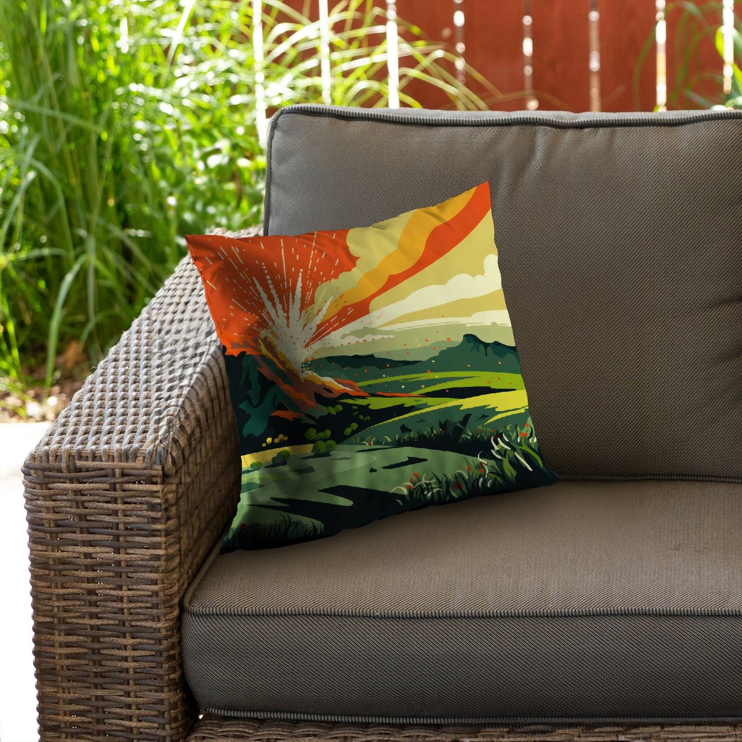 It's happening - Throw pillow - Print on demand