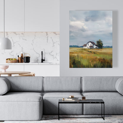 Marsh White Canvas for Home Decor - Stylish Wall Art