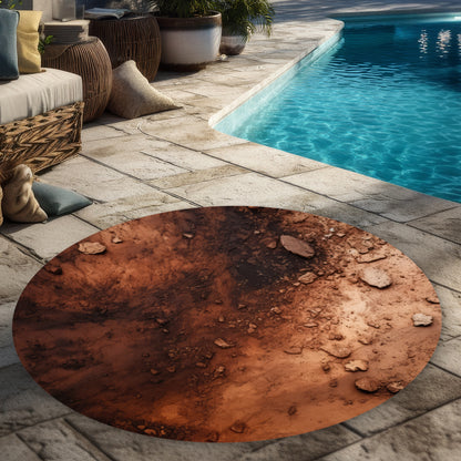 Tapis d'extérieur rond Digging | Une solution élégante pour la décoration intérieure