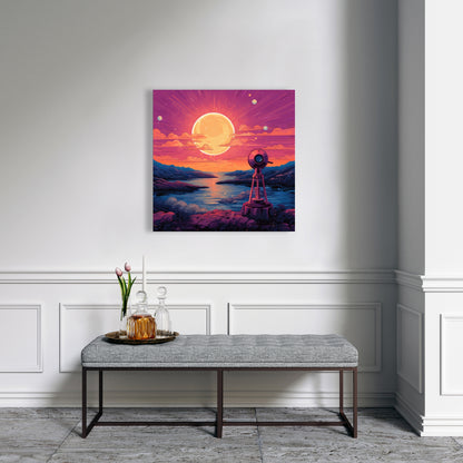 Measure the calm - 32"x32" Canvas