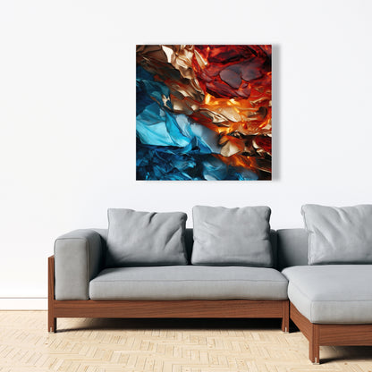 Mineral contrast - 32"x32" Canvas