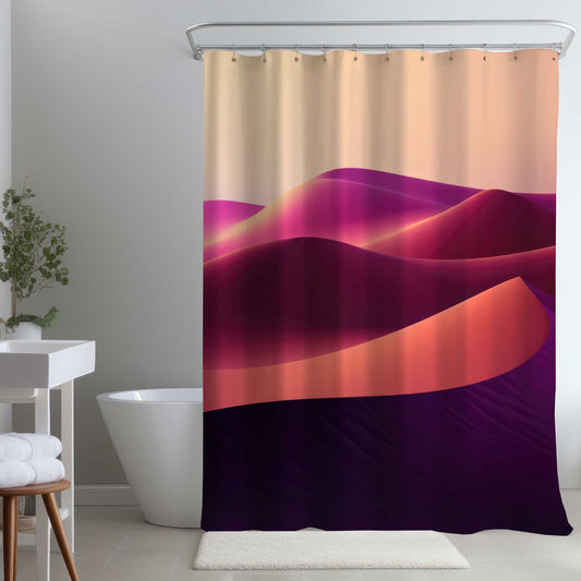 Rideau de douche Deep Dunes | Décoration d'intérieur élégante