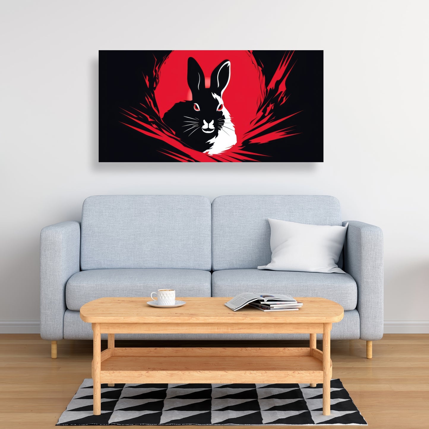Bad Intentions - White Canvas Art for Home Decor | Stylish Wall Decor