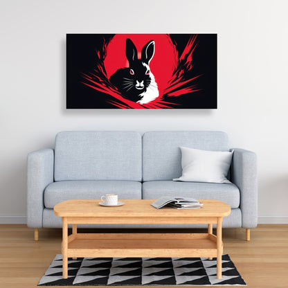Bad Intentions - White Canvas Art for Home Decor | Stylish Wall Decor