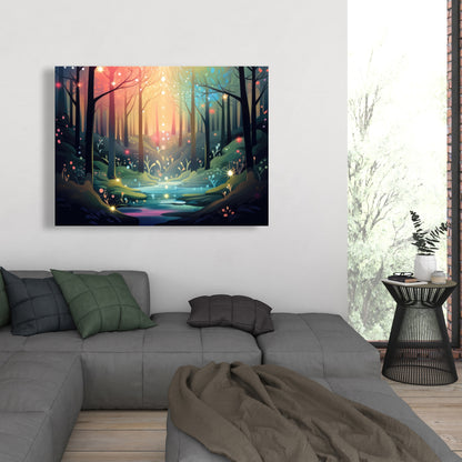 Magical forest - 32"x32" Canvas