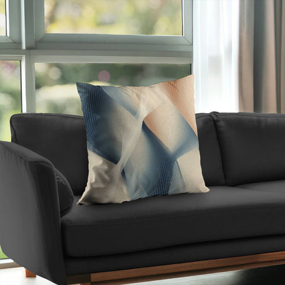 Coussin décoratif en sergé de polyester Heavenly Threads | Accessoire de décoration intérieure