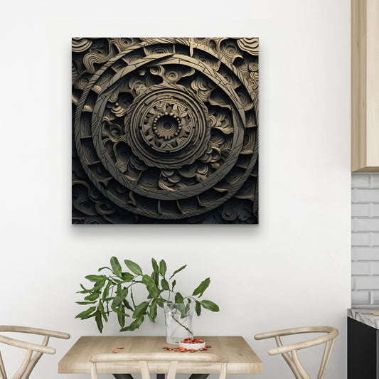 Cycles White Canvas | Elegant Home Decor for Any Room