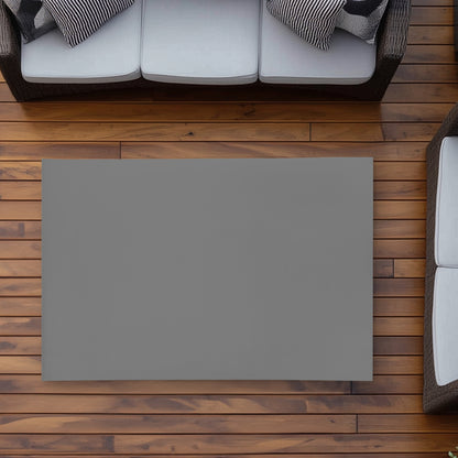 Tapis d'extérieur gris moyen | Accent de décoration d'intérieur élégant