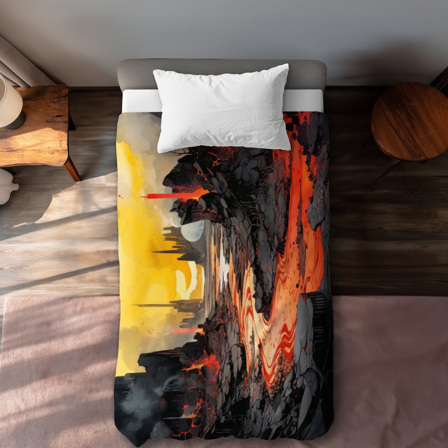 Charred Gray Duvet Cover | Stylish Home Decor Essentials