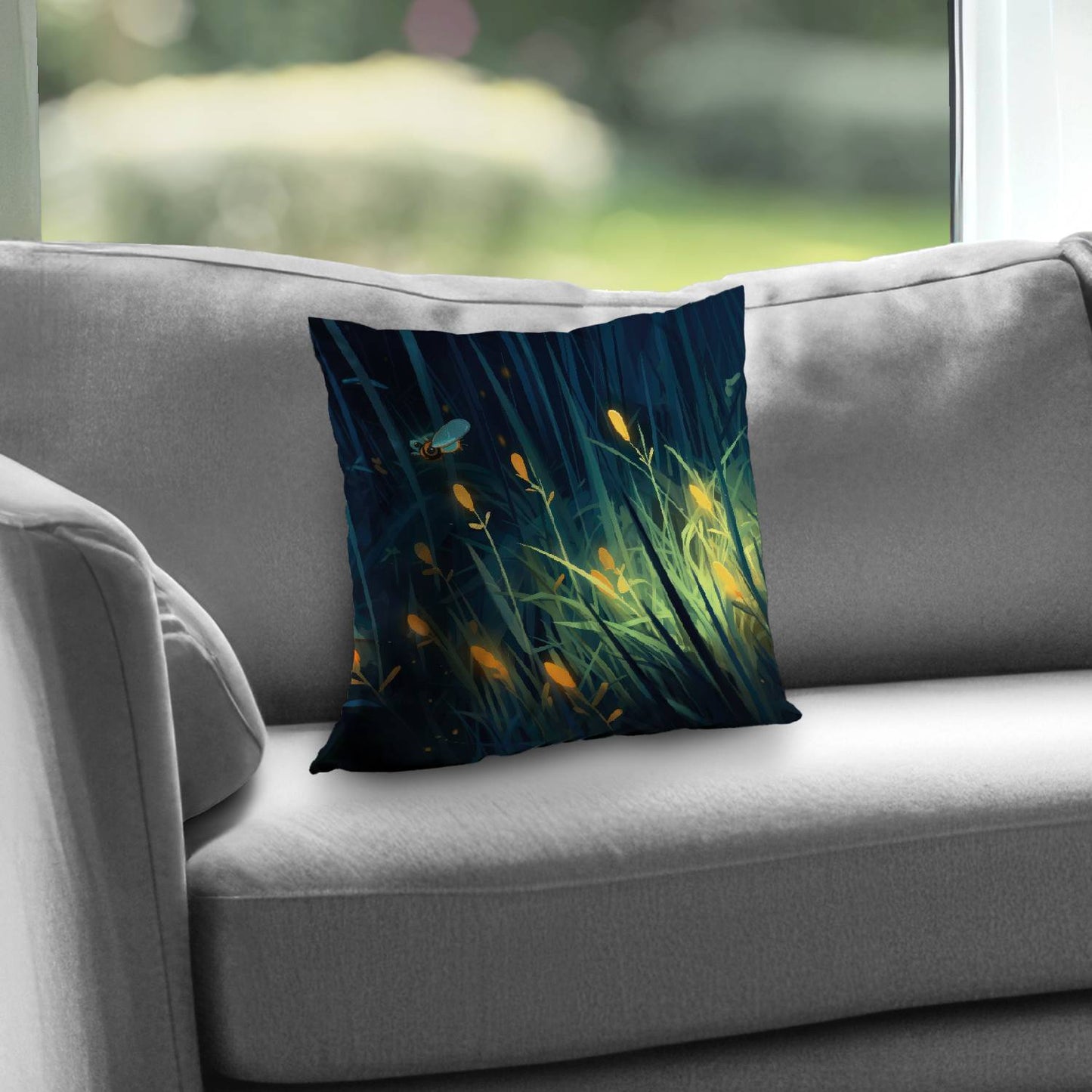 Glow trap - Throw pillow - Print on demand