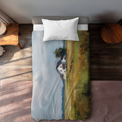Marsh Yellow Duvet Cover - Stylish Home Decor Accent