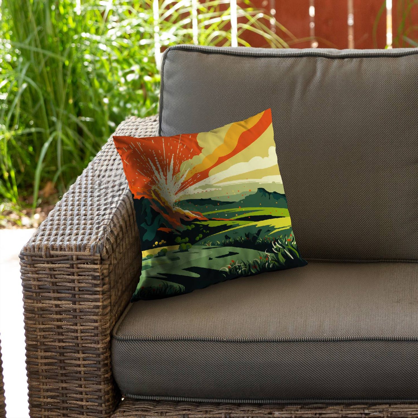 It's happening - Throw pillow - Print on demand