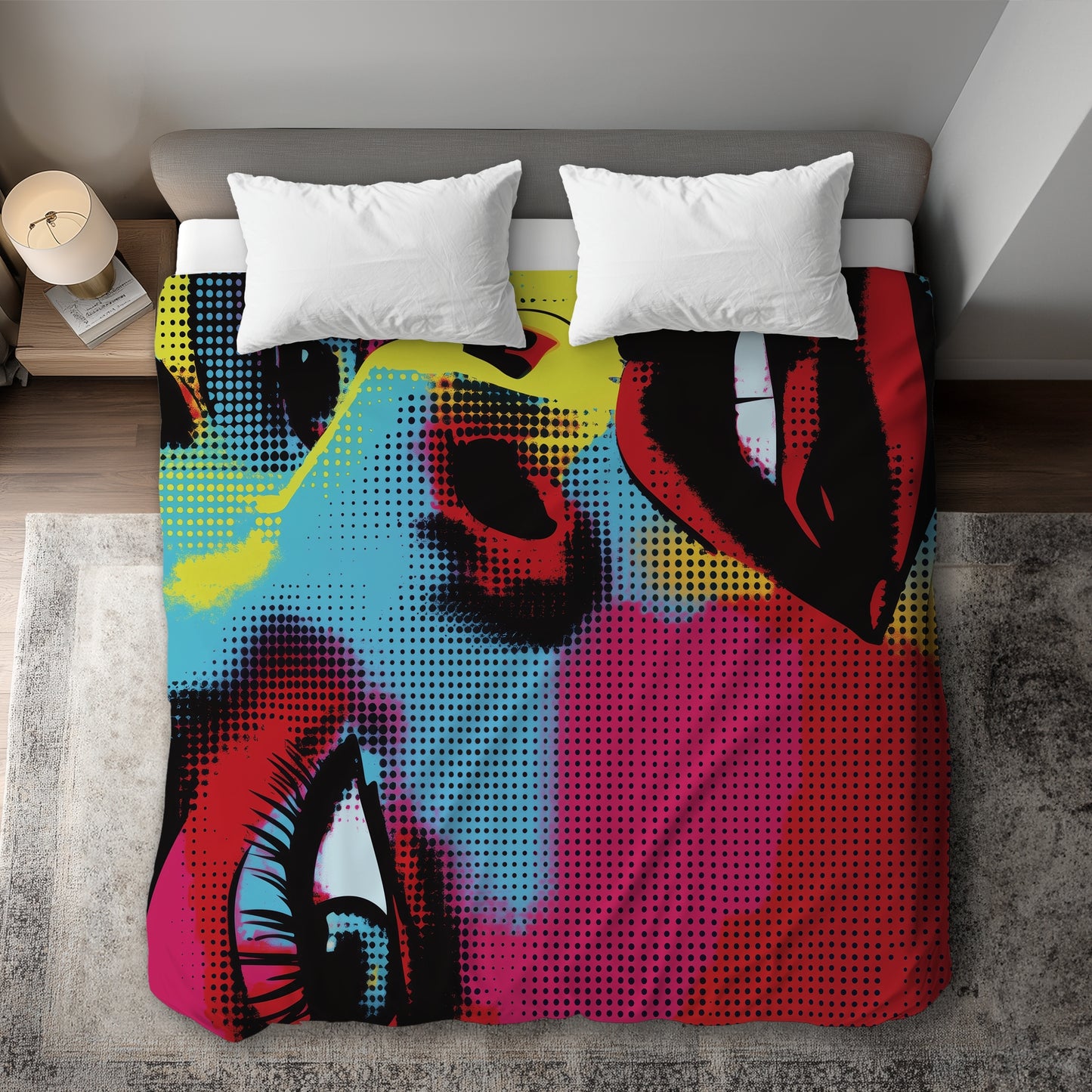 Comics Black Duvet Cover | Stylish Home Decor for Comfort