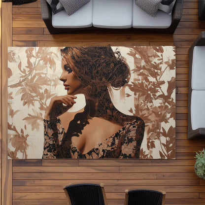 Tapis d'extérieur Contemplation | Tapis de décoration élégant