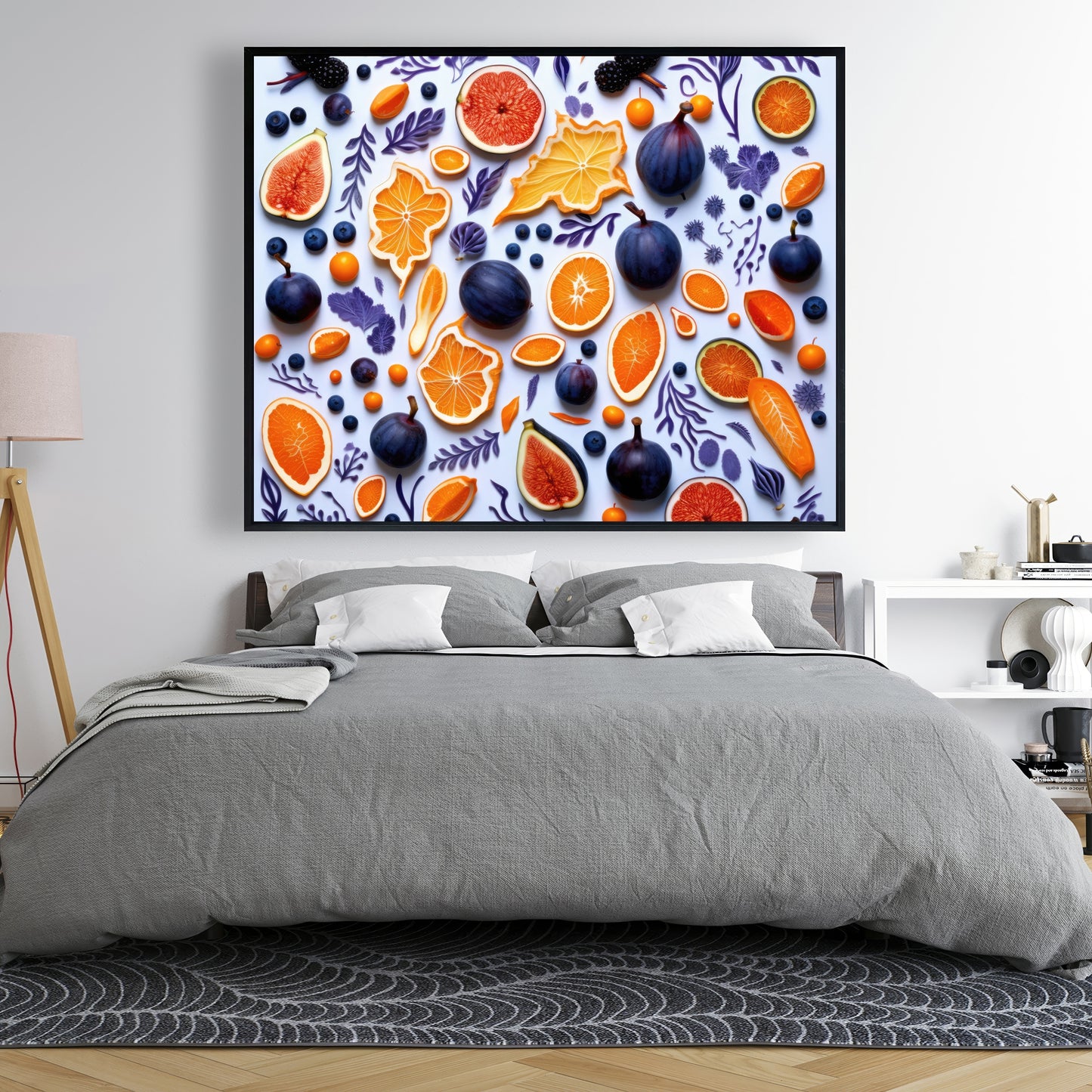 Fruity skins - 36"x36" Framed canvas