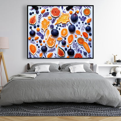Fruity skins - 36"x36" Framed canvas