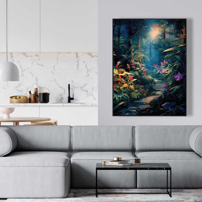 Against all odds - Pink Framed Canvas for Home Decor