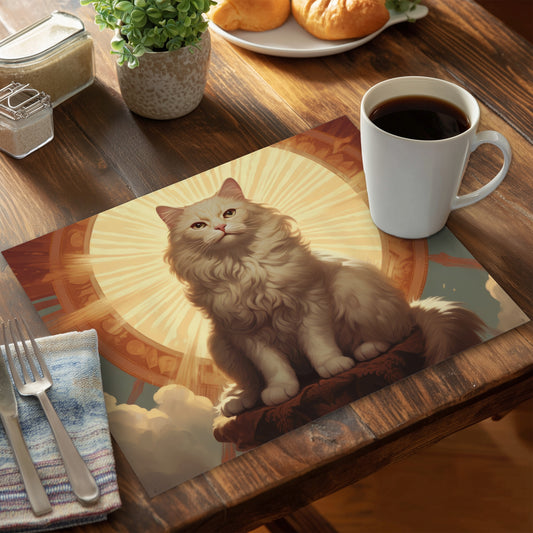 Infinite carelessness - White Polyester Placemat for Home Decor