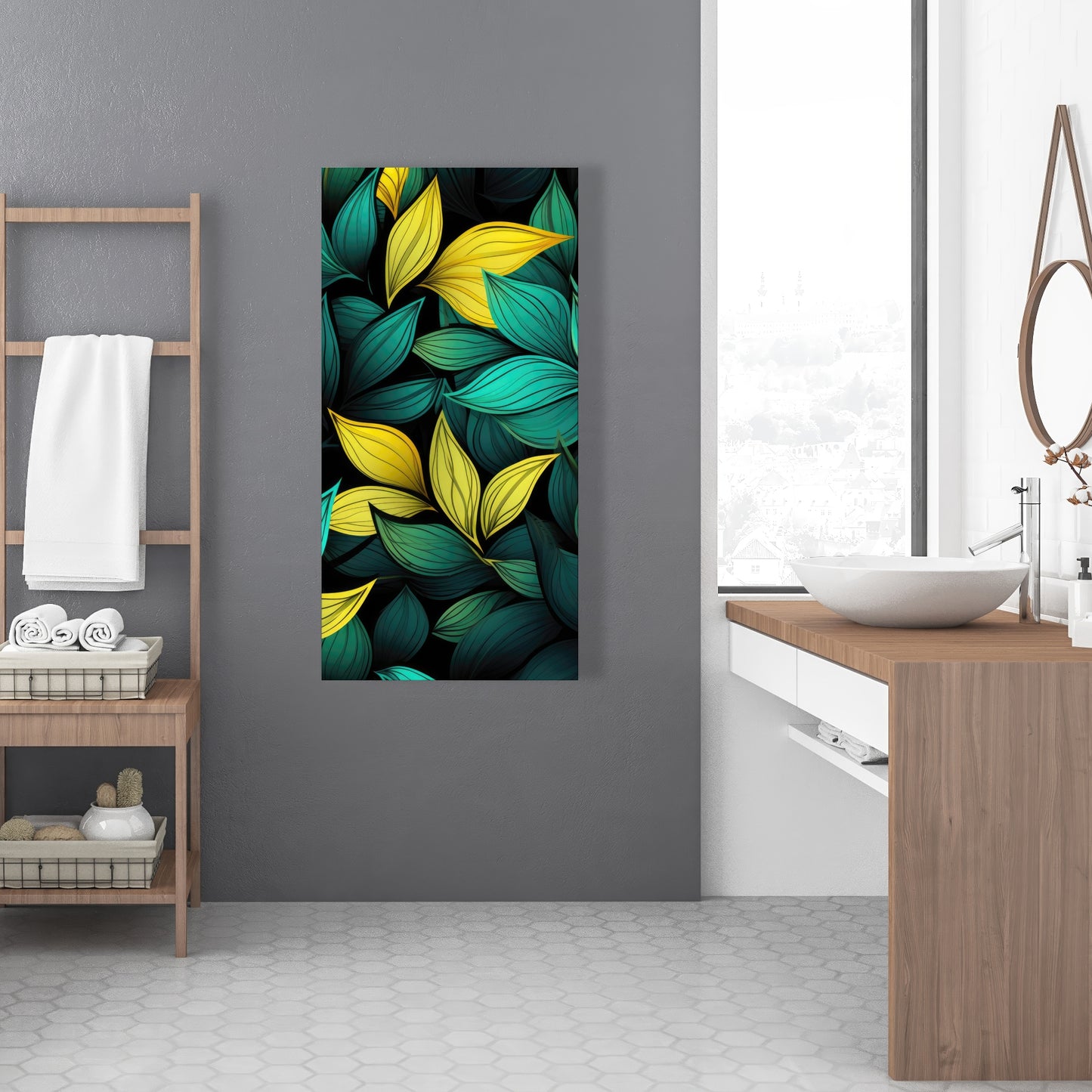 Potent Aroma - Yellow Canvas Art for Home Decor and Style