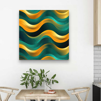 Voluptuous Orange Canvas - Stunning Home Decor Piece