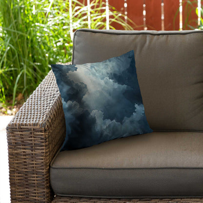 Afterglow Blue Poly Twill Throw Pillow Insert | Home Decor