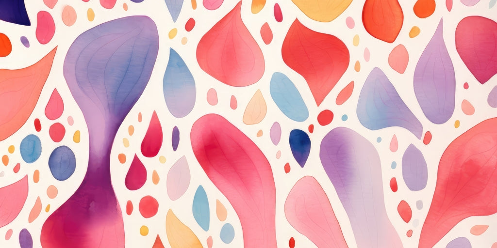 Splotches Pink Desk Mat | Stylish Home Decor Accessory