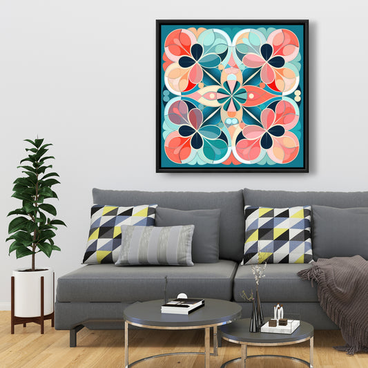 Mandala - 36"x36" Framed canvas