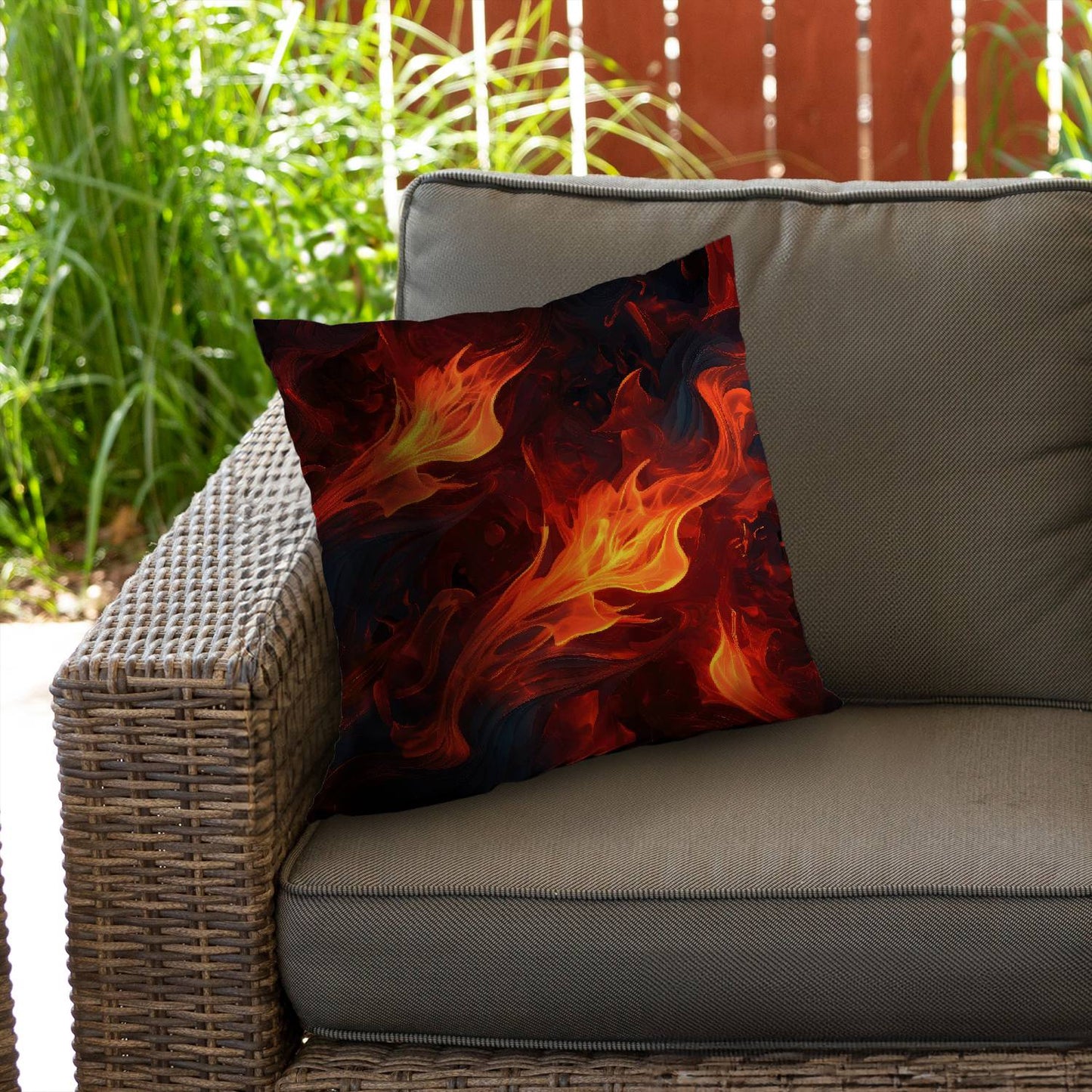 Sizzling - Throw pillow - Print on demand