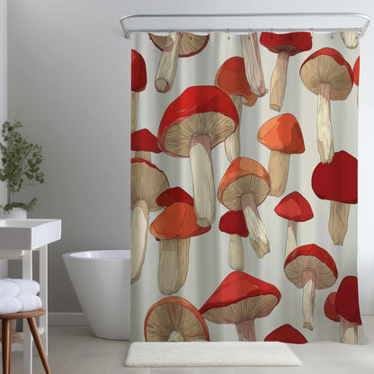 Rideau de douche Crimson Cap Dance | Décoration d'intérieur élégante