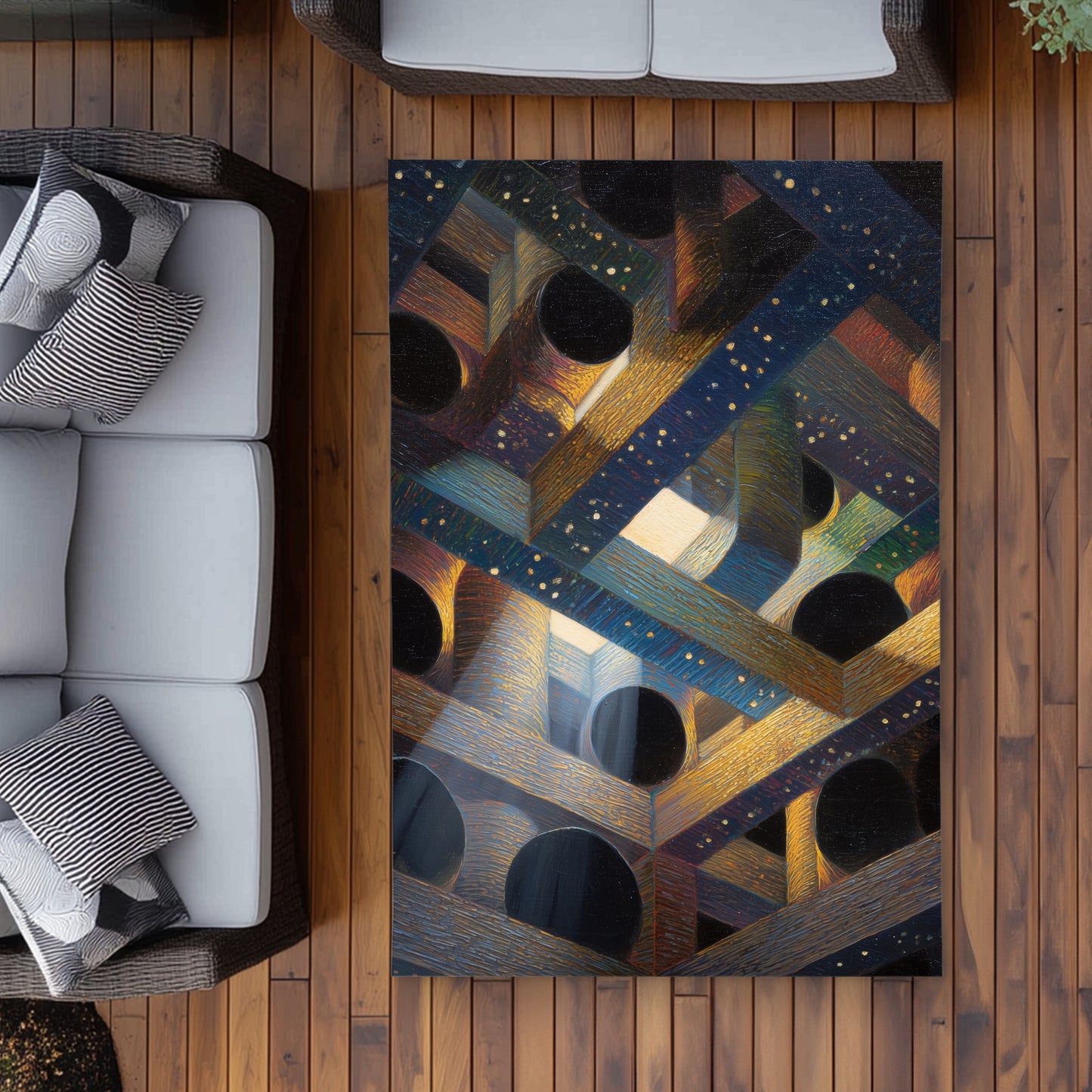 Pipe Dream Outdoor Area Rug - Stylish Home Decor Solution
