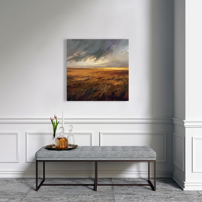 Before the Storm - Gray Canvas Art for Home Decor