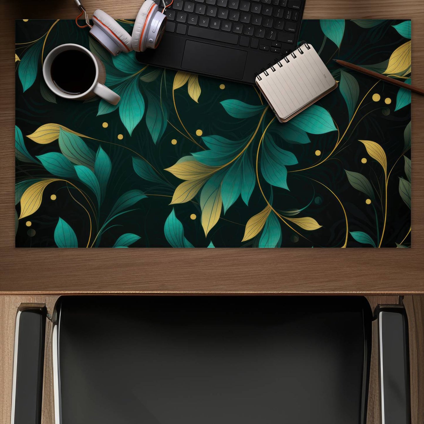 Twirling twigs - Desk mat - Print on demand