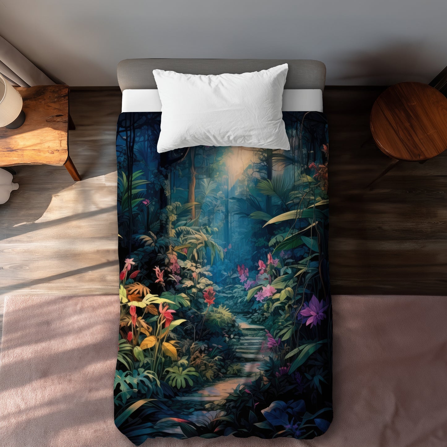 Against all odds Green Duvet Cover | Home Decor Essential