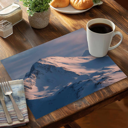Icy Peaks Polyester Placemat | Stylish Home Decor Accent