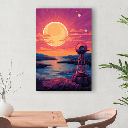 Measure the calm - 32"x32" Canvas