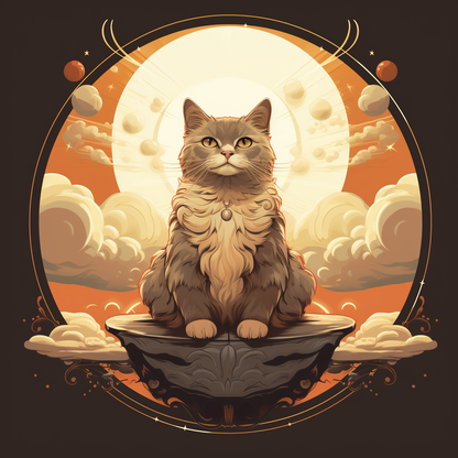 The overlord - Gray Framed Canvas for Elegant Home Decor